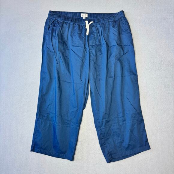 Pact Women's Plus Size Daily Twill Crop Pant Organic Cotton Stretch Navy - XXXL - Picture 4 of 10